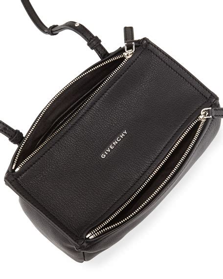 Givenchy Pandora Mini Sugar Crossbody Bag, Black